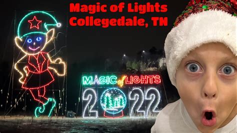 Magical light displays Collegedale TN infographics